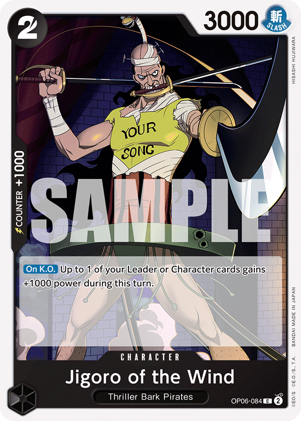 Jigoro of the Wind OP06-084 One Piece TCG
