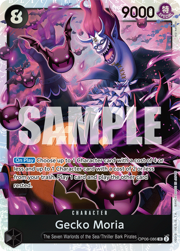 Gecko Moria (086) OP06-086 One Piece TCG