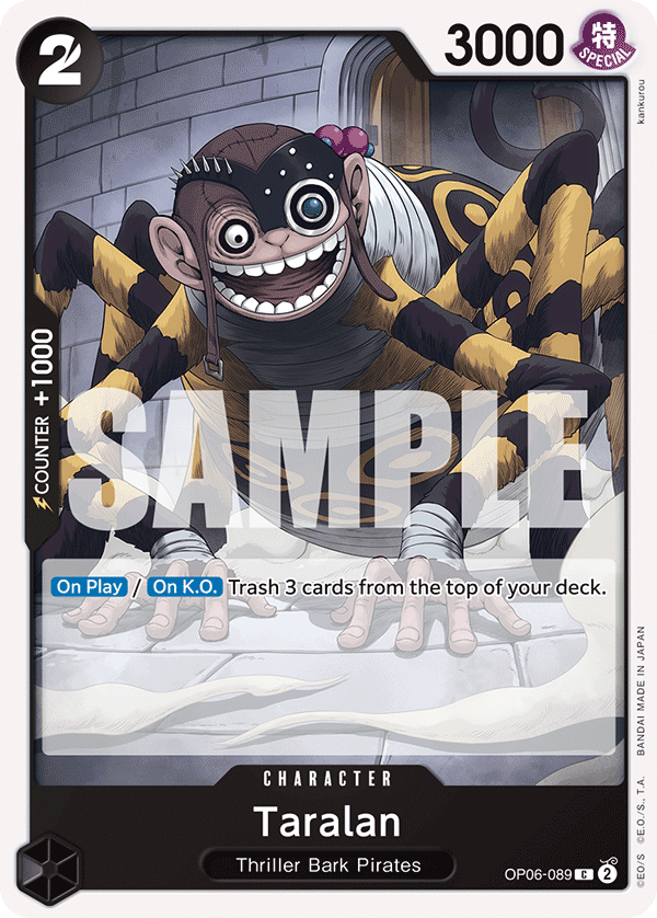 Taralan OP06-089 One Piece TCG