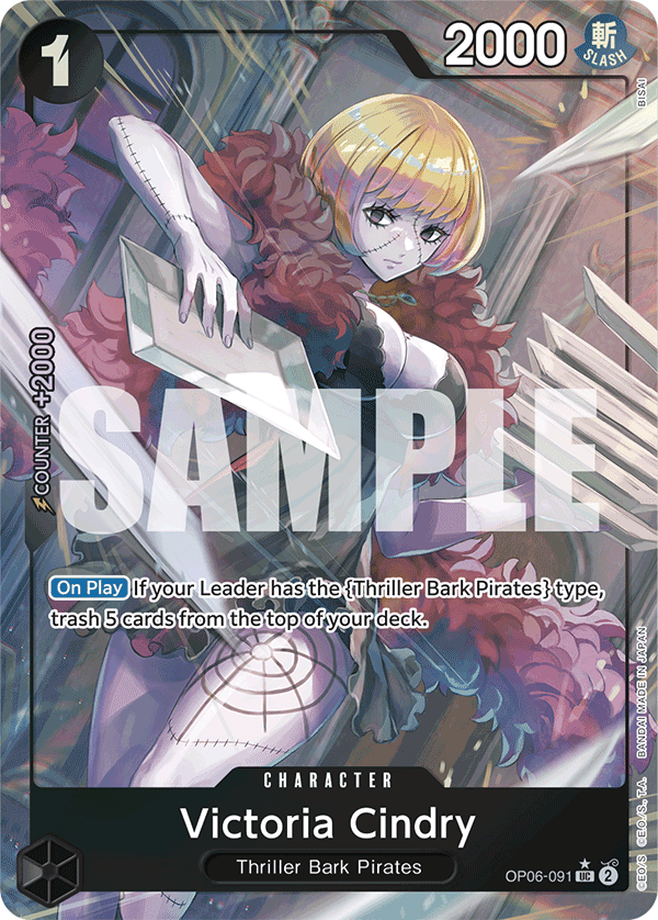 Victoria Cindry (Full Art) OP06-091_p3 One Piece TCG