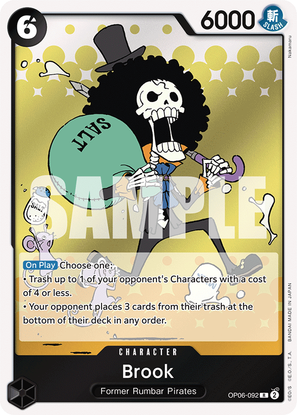 Brook OP06-092 One Piece TCG
