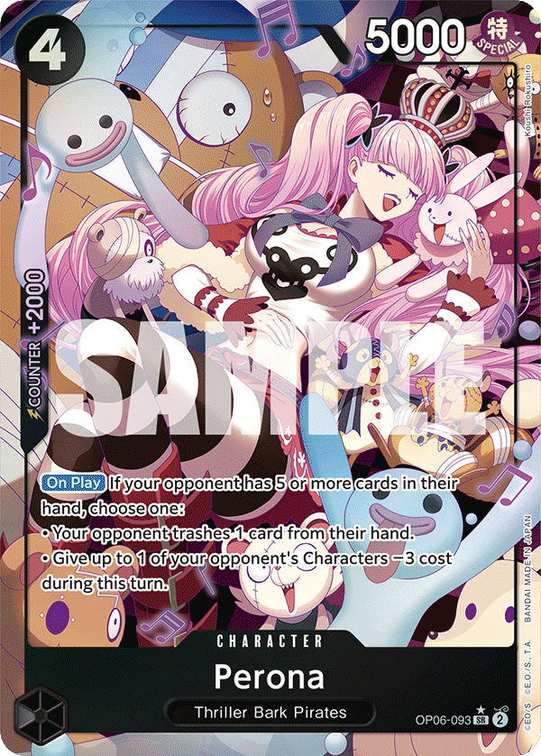 Perona (093) (Alternate Art) OP06-093_p1 One Piece TCG