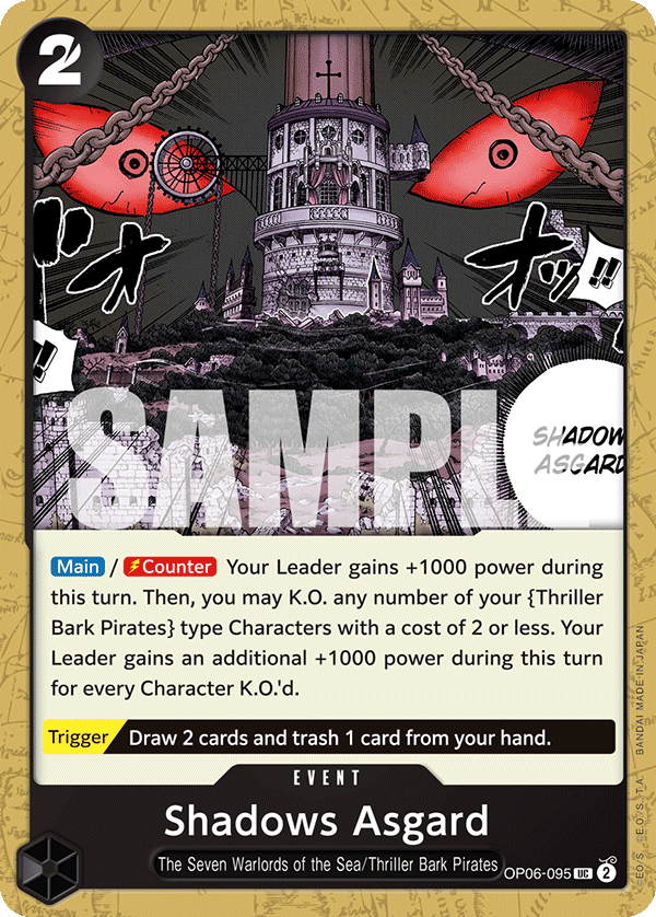 Shadows Asgard OP06-095 One Piece TCG