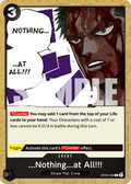 ...Nothing...at All!!! OP06-096 One Piece TCG