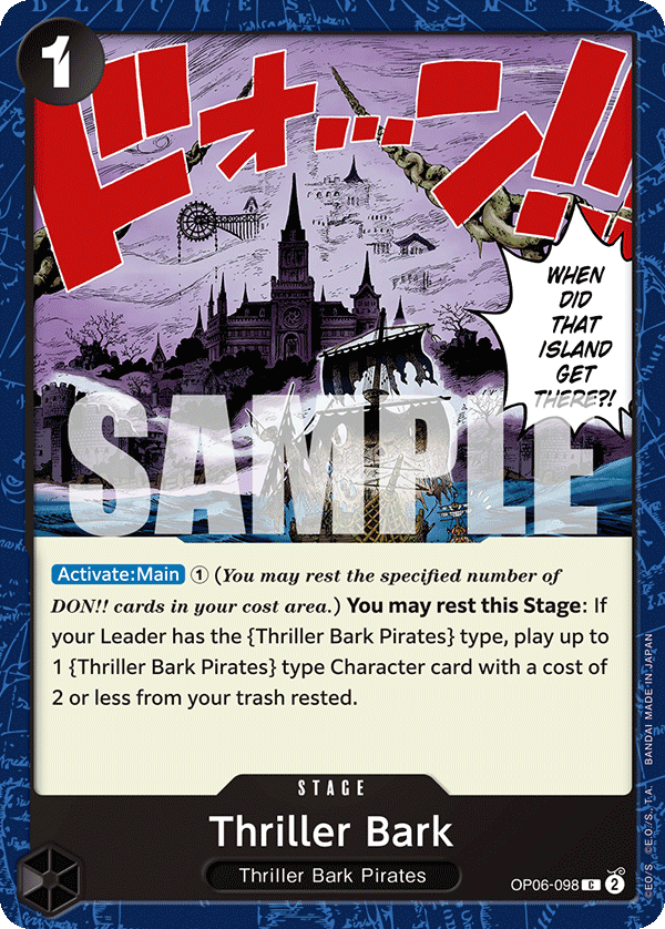 Thriller Bark OP06-098 One Piece TCG