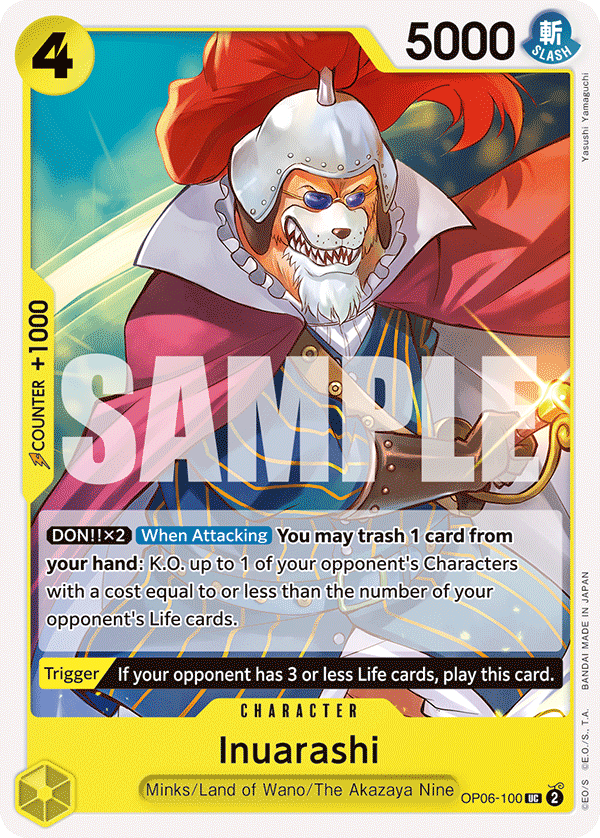 Inuarashi OP06-100 One Piece TCG
