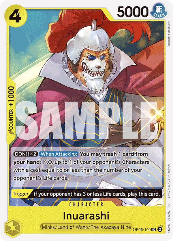 Inuarashi (Reprint) OP06-100_r1 One Piece TCG