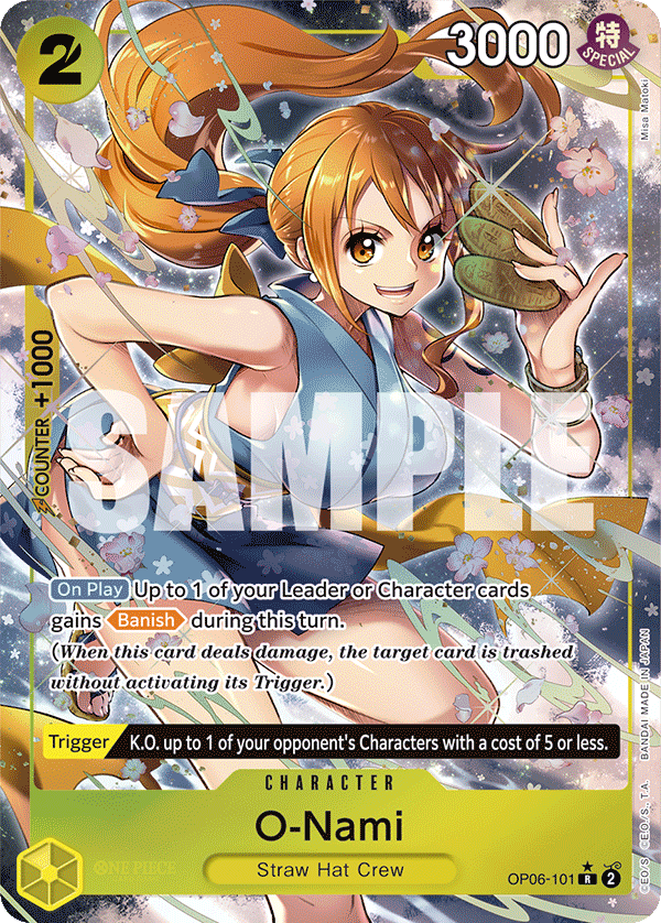 O-Nami (Alternate Art) OP06-101_p1 One Piece TCG