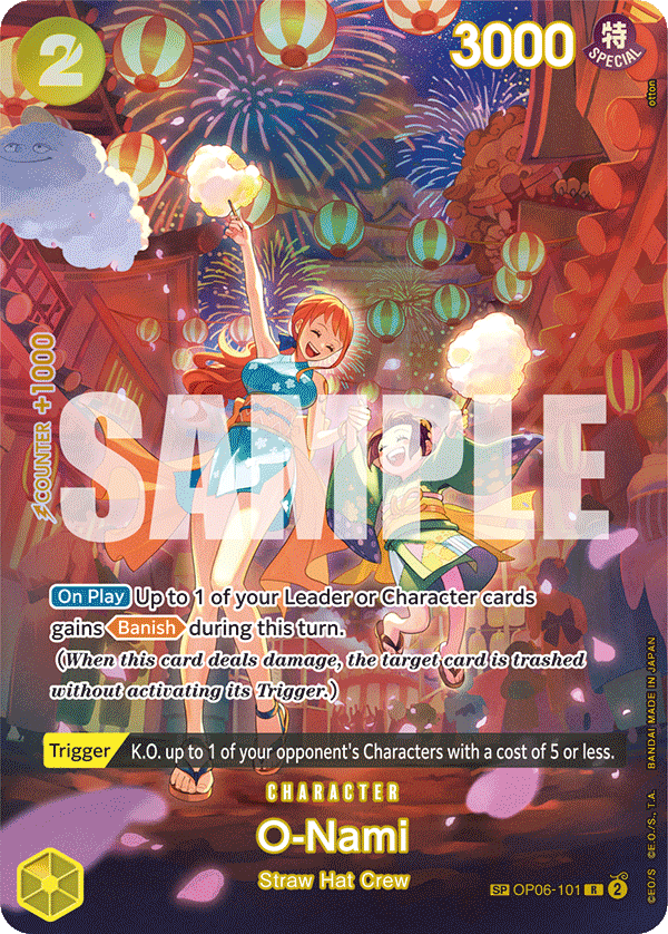 O-Nami (SP) OP06-101_p2 One Piece TCG