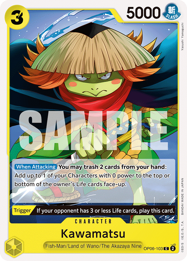 Kawamatsu OP06-103 One Piece TCG
