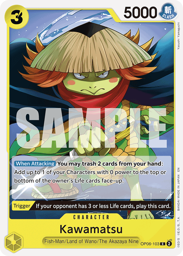 Kawamatsu (Reprint) OP06-103_r1 One Piece TCG