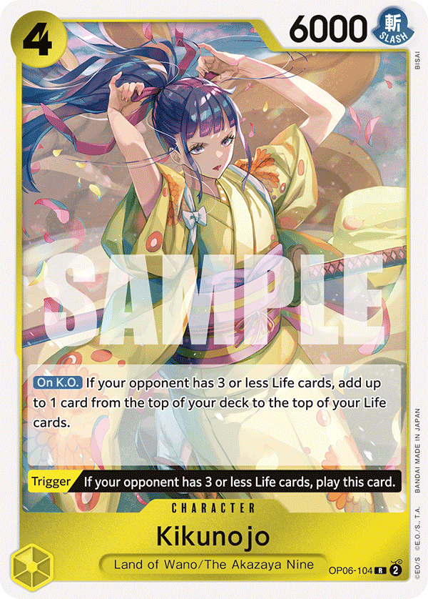 Kikunojo OP06-104 One Piece TCG