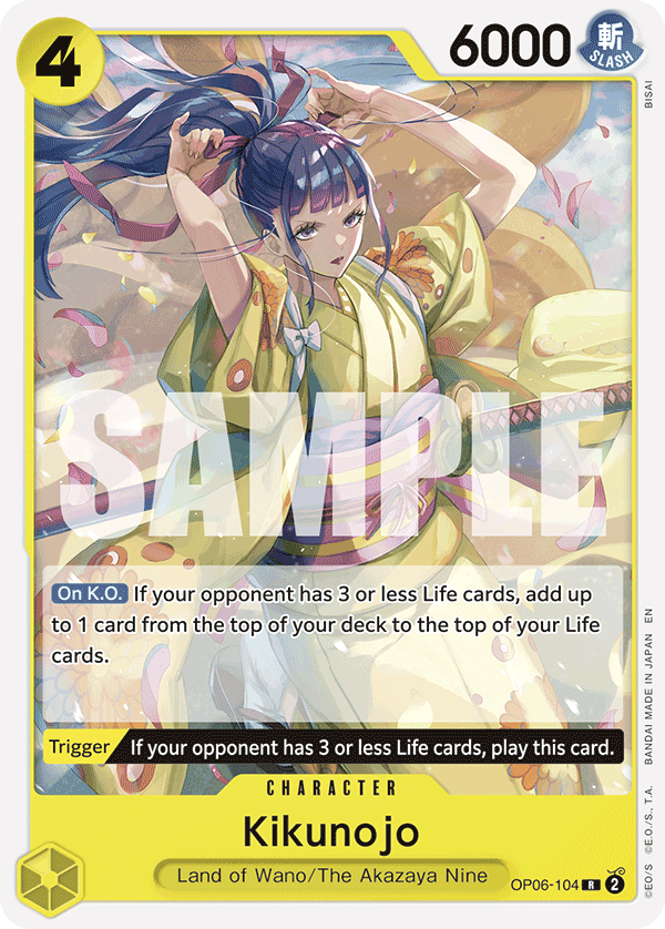 Kikunojo (Reprint) OP06-104_r1 One Piece TCG