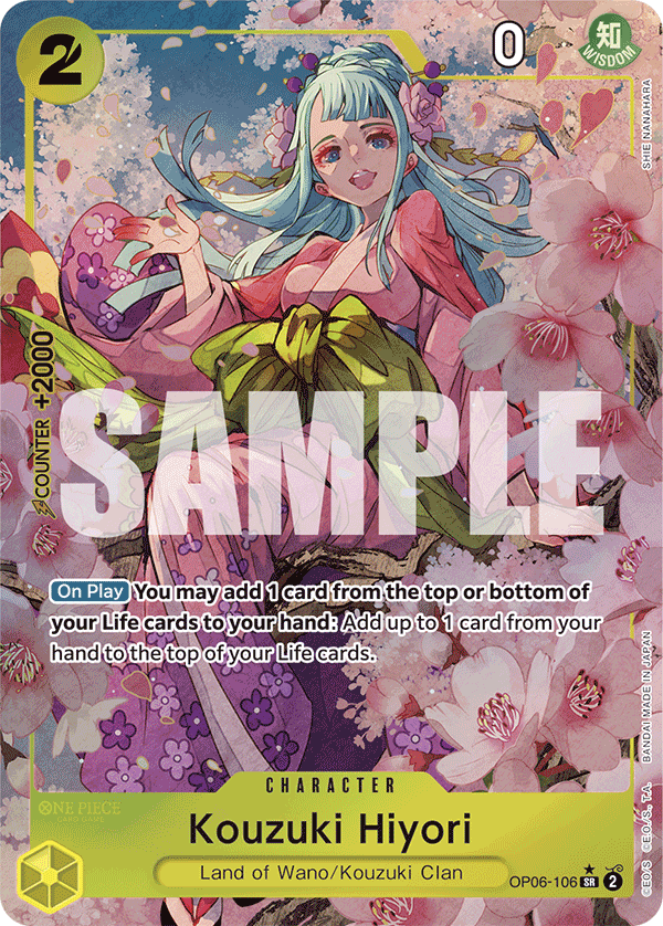 Kouzuki Hiyori (Alternate Art) OP06-106_p3 One Piece TCG