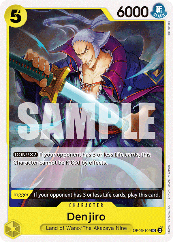 Denjiro OP06-109 One Piece TCG