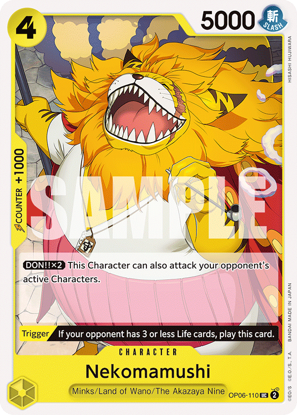 Nekomamushi OP06-110 One Piece TCG