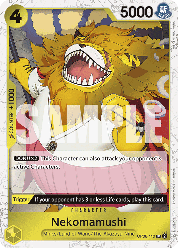 Nekomamushi (Jolly Roger Foil) OP06-110_p3 One Piece TCG