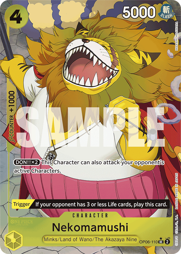 Nekomamushi (Full Art) OP06-110_p4 One Piece TCG