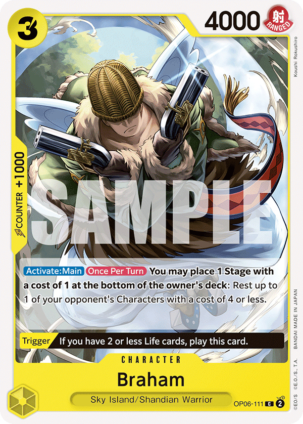 Braham OP06-111 One Piece TCG