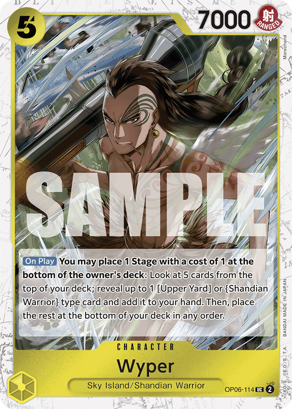 Wyper (Jolly Roger Foil) OP06-114_p2 One Piece TCG