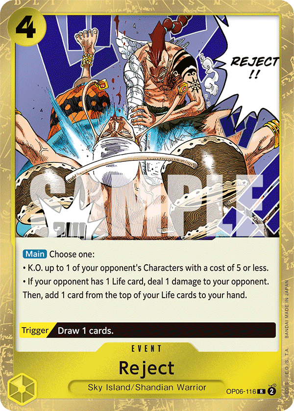 Reject OP06-116 One Piece TCG