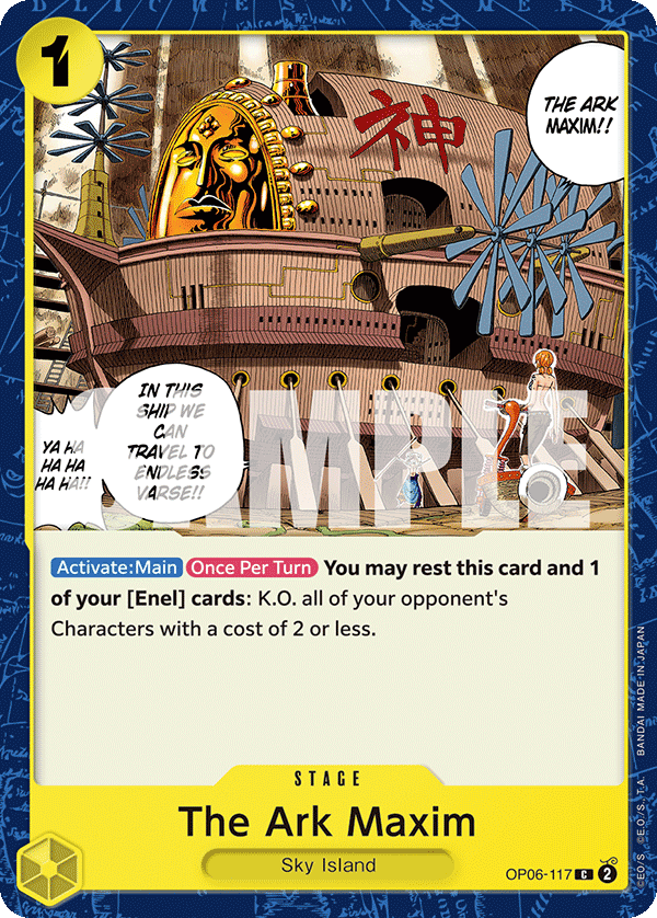 The Ark Maxim OP06-117 One Piece TCG