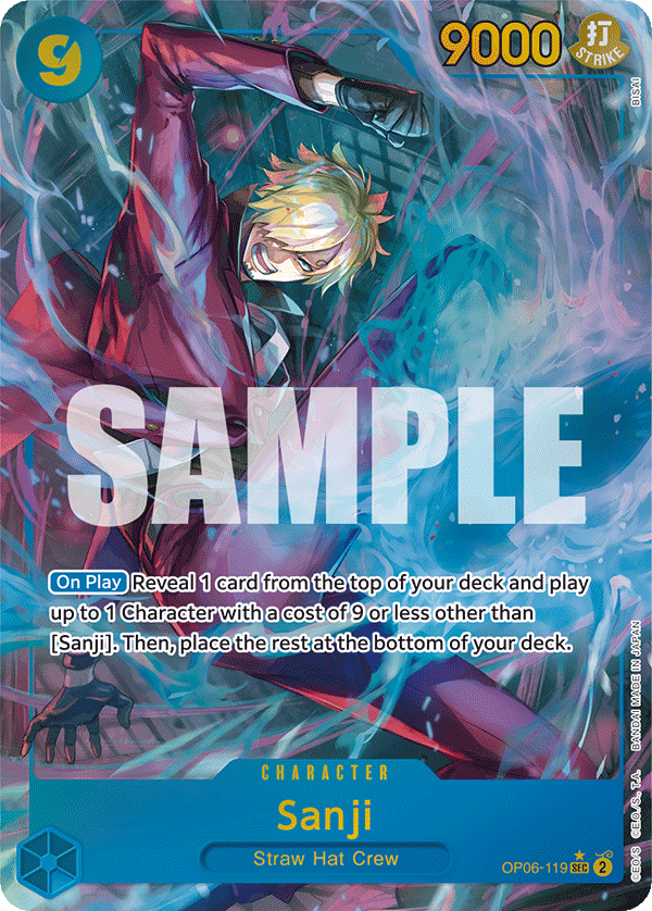 Sanji (Alternate Art) OP06-119_p1 One Piece TCG