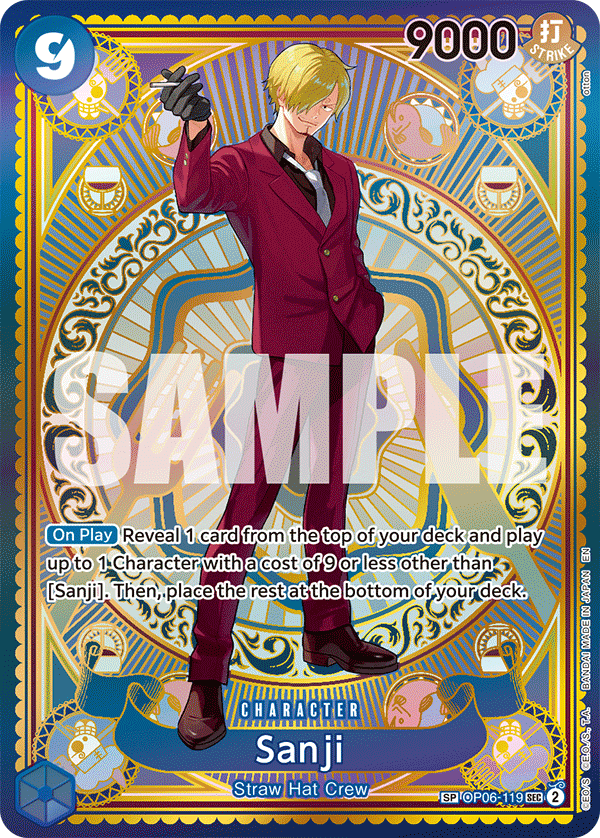 Sanji (SP) OP06-119_p2 One Piece TCG