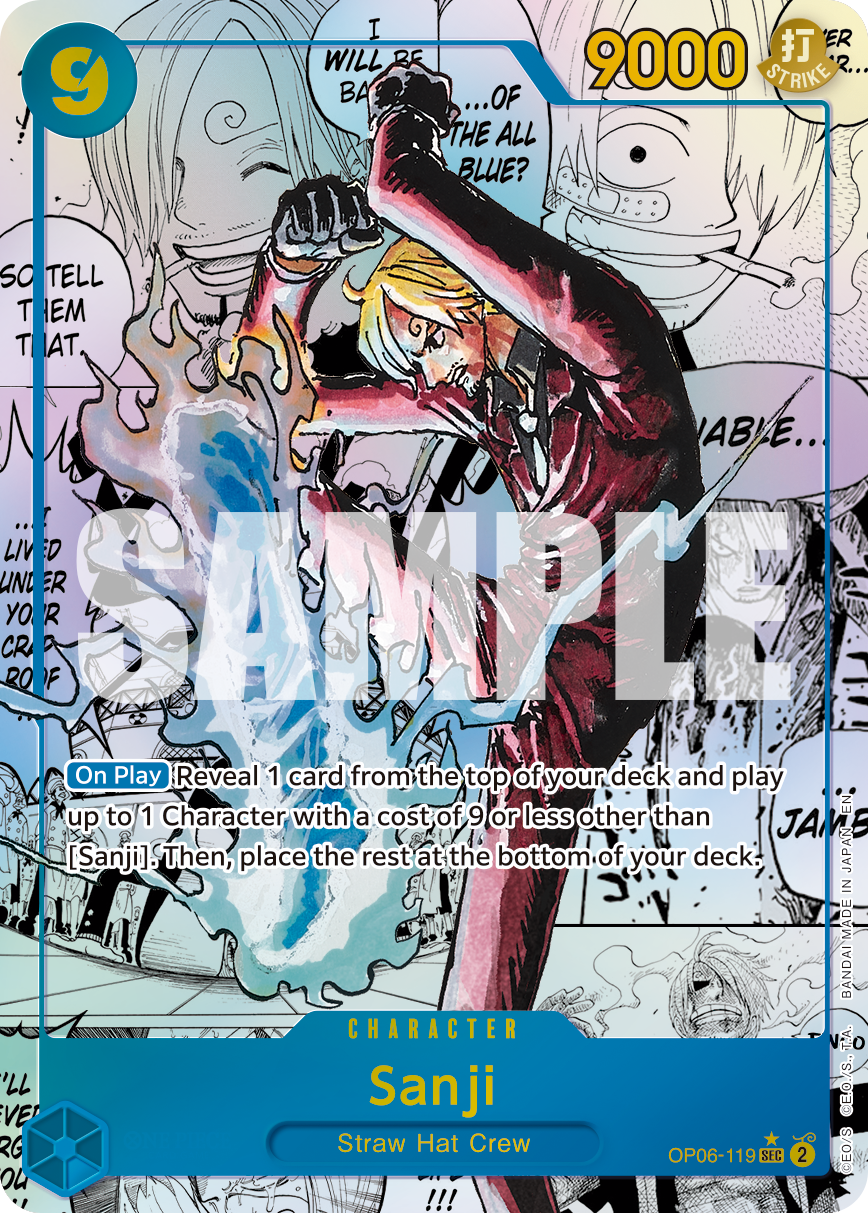 Sanji - OP06-119 (Manga) OP06-119_p3 One Piece TCG