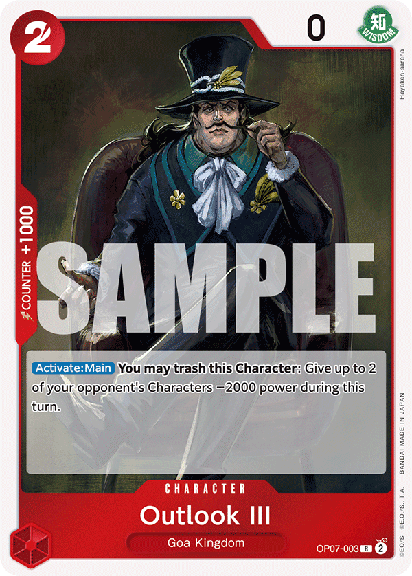 Outlook III OP07-003 One Piece TCG
