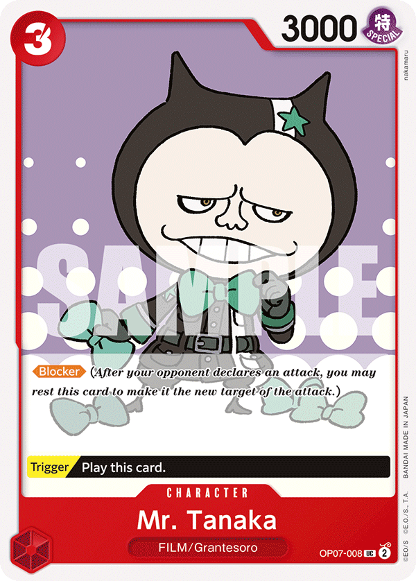 Mr. Tanaka OP07-008 One Piece TCG