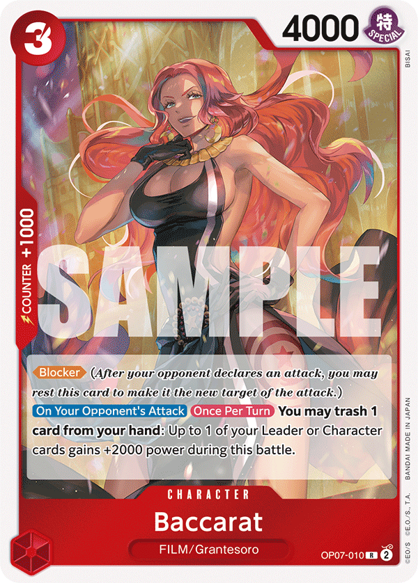 Baccarat OP07-010 One Piece TCG