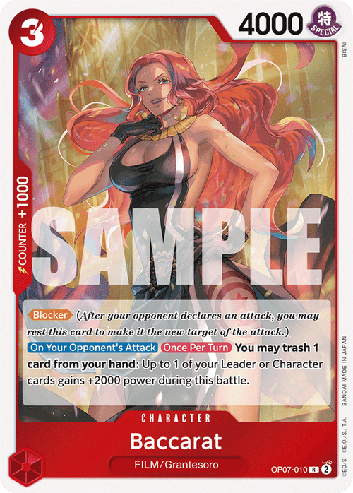 Baccarat OP07-010 One Piece TCG