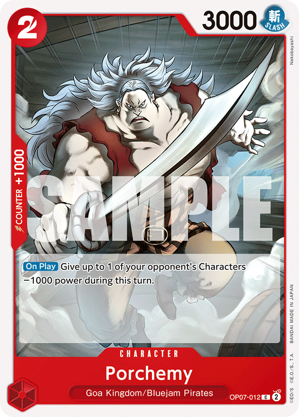 Porchemy OP07-012 One Piece TCG