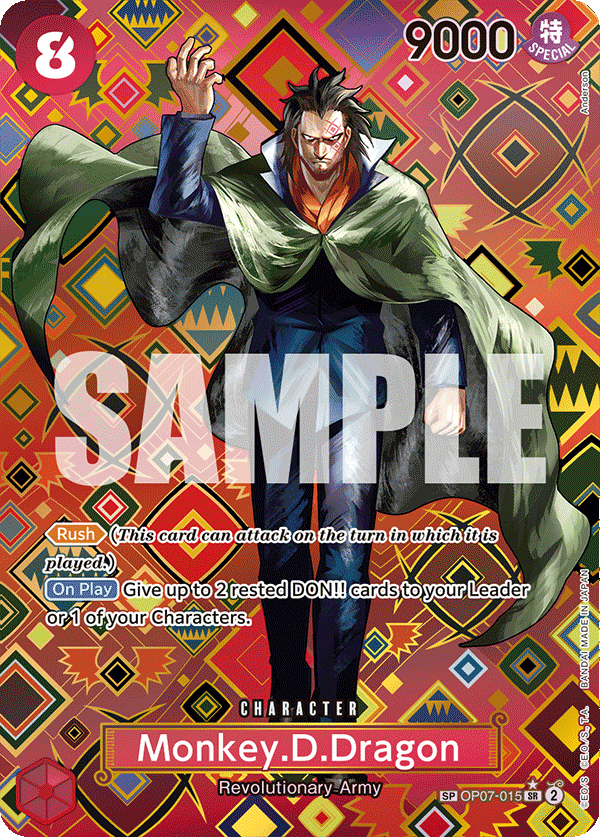 Monkey.D.Dragon (SP) OP07-015_p2 One Piece TCG