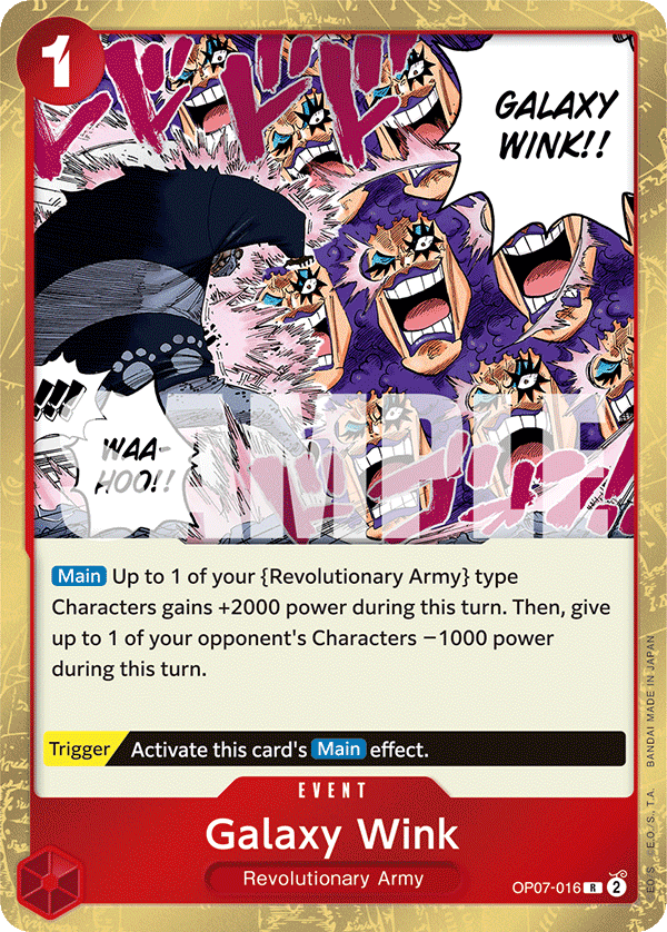 Galaxy Wink OP07-016 One Piece TCG