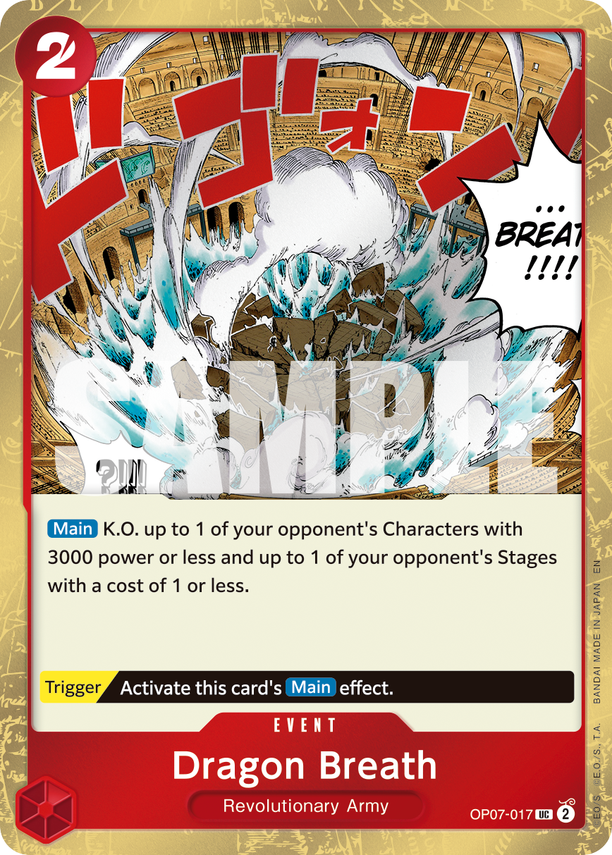 Dragon Breath (Pirate Foil) OP07-017_p1 One Piece TCG