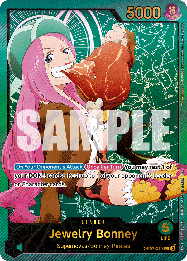 Jewelry Bonney (SPR) OP07-019_p2 One Piece TCG