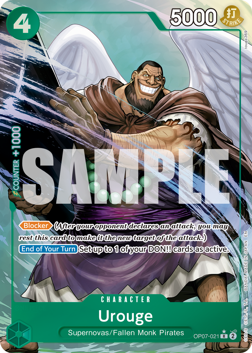 Urouge (Alternate Art) OP07-021_p8 One Piece TCG