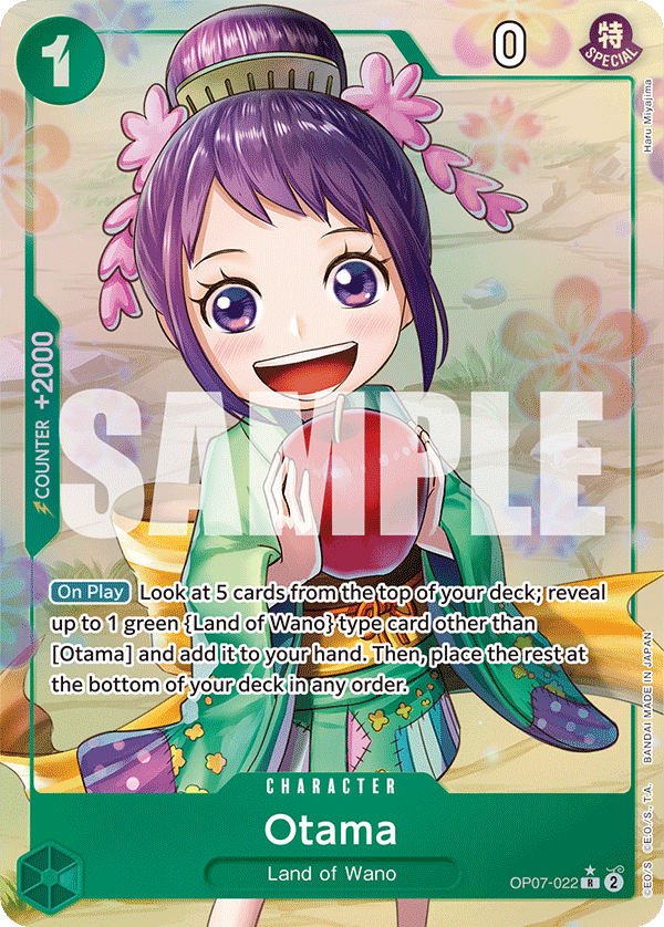 Otama (Parallel) OP07-022_p1 One Piece TCG