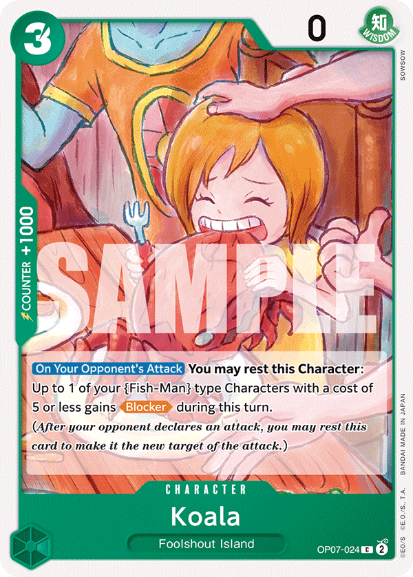 Koala OP07-024 One Piece TCG