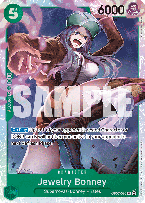 Jewelry Bonney (026) OP07-026 One Piece TCG