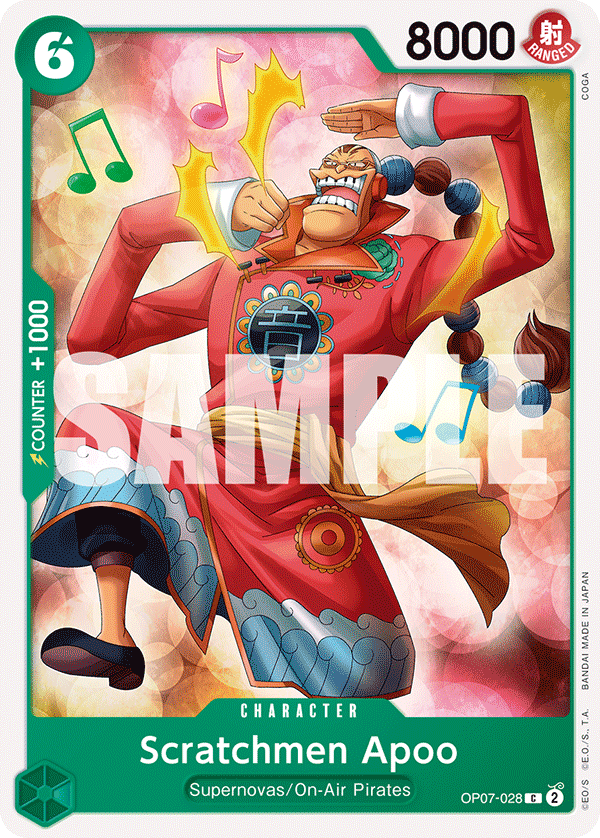 Scratchmen Apoo OP07-028 One Piece TCG