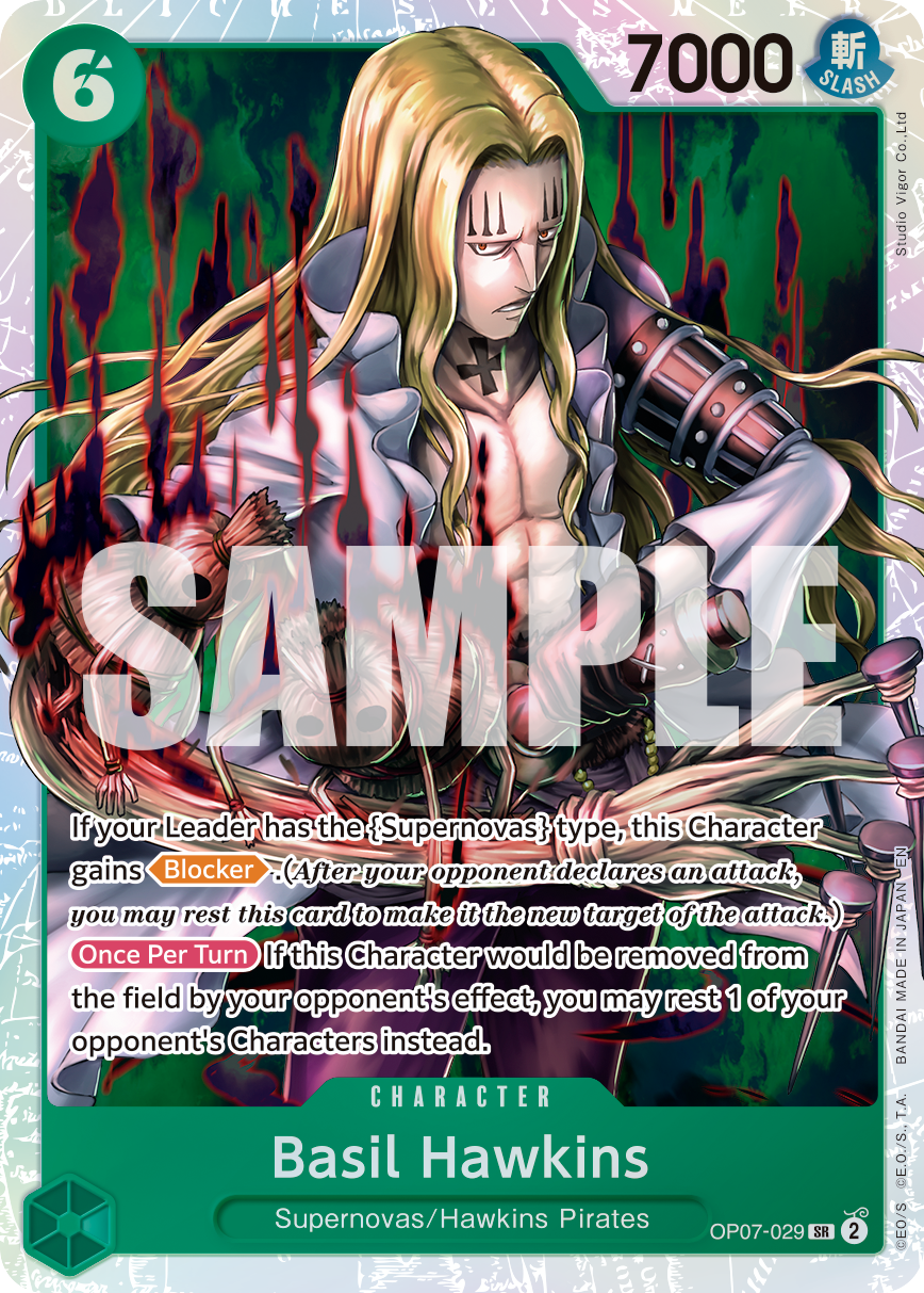 Basil Hawkins - OP07-029 (Reprint) OP07-029_r1 One Piece TCG