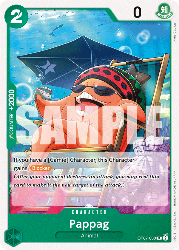 Pappag OP07-030 One Piece TCG