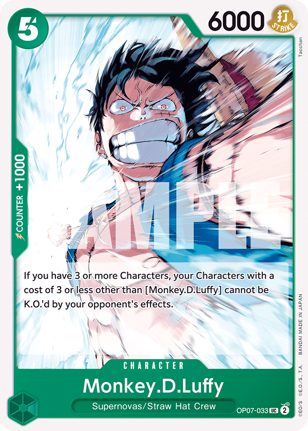Monkey.D.Luffy (033) OP07-033 One Piece TCG
