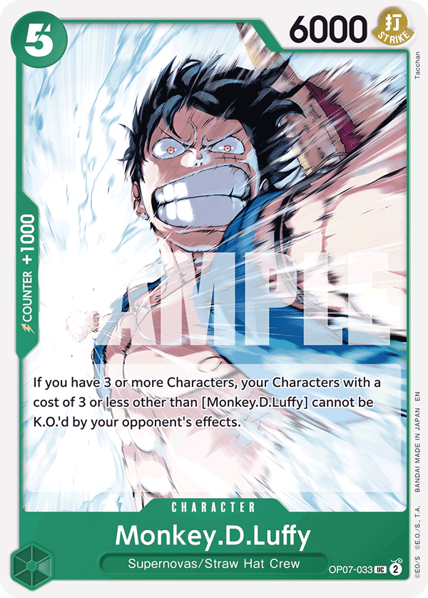 Monkey.D.Luffy (Reprint) OP07-033_r1 One Piece TCG