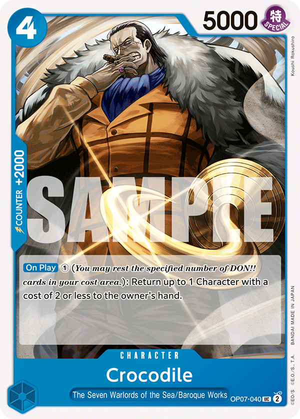 Crocodile OP07-040 One Piece TCG