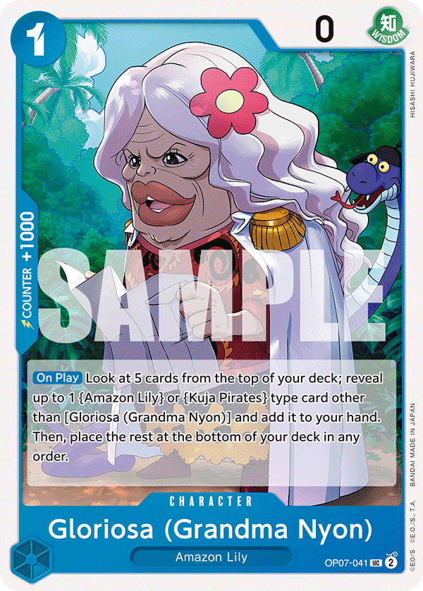 Gloriosa (Grandma Nyon) OP07-041 One Piece TCG