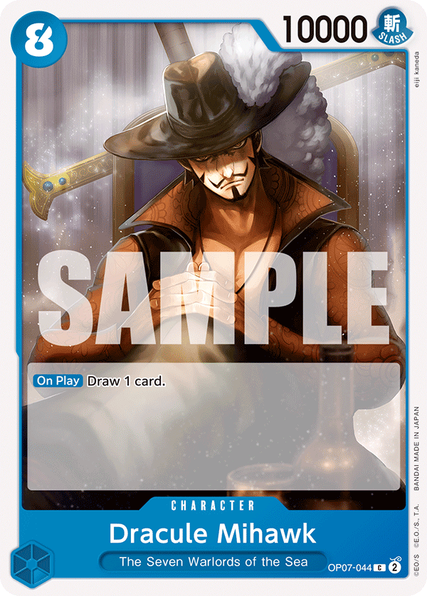 Dracule Mihawk OP07-044 One Piece TCG